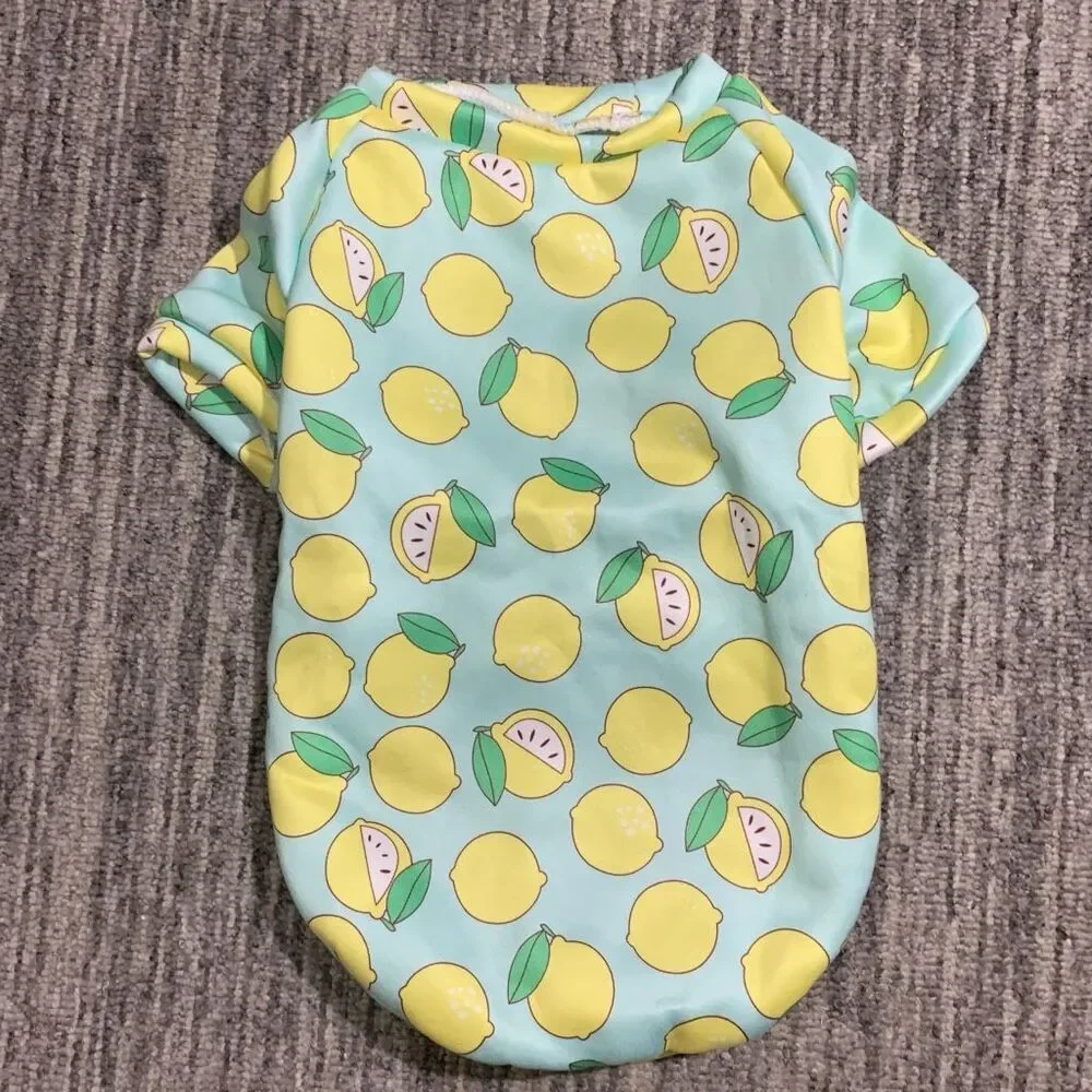 Brand New Soft and Comfortable Lemon Print Dog Onesie Outfit Size‎ XL Pet